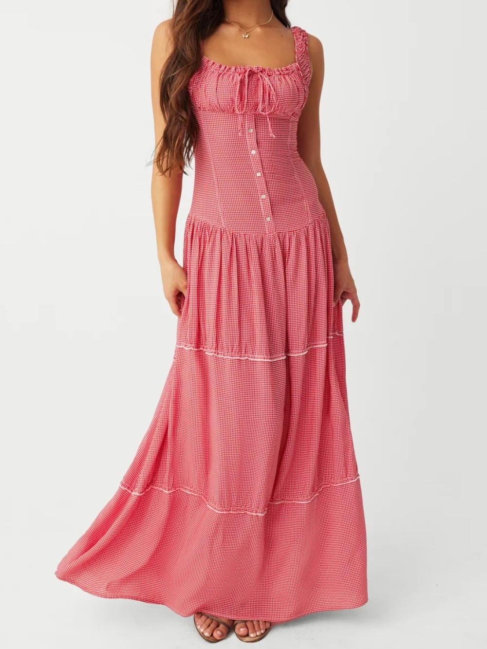 Frankie’s Bikinis Christabelle Ruffle Dress